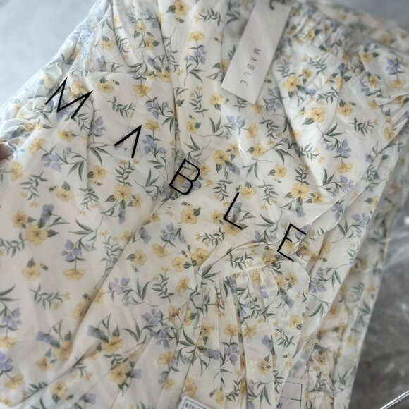 Cottage Yellow Floral Midi (M) Dress| Easter Church Dress| Bridgerton - Picture 7 of 8